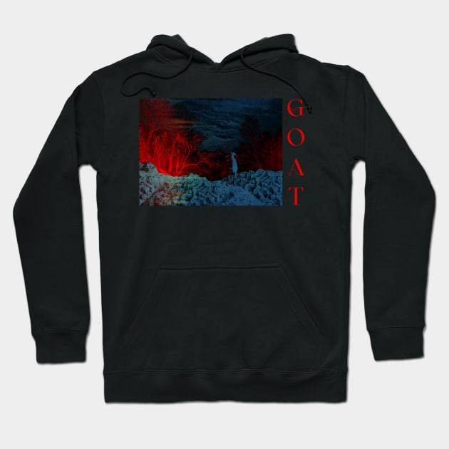 Goat (Text) Hoodie by RAdesigns